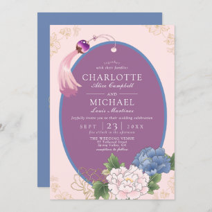 Invitation Mariage Peony Tassel
