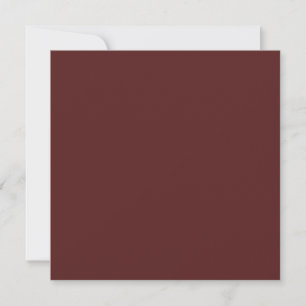 Invitation MARIAGE PETIT BUDGET Bourgogne Rouge Foncé Monochr