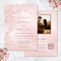 Mariage photo Blush Pink Cherry Blossom