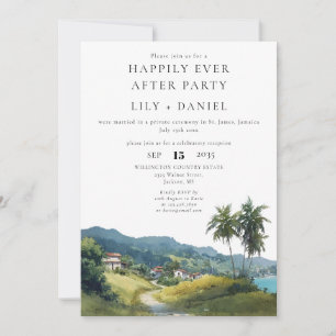 Invitation Mariage photo Caraïbes Pour toujours heureux