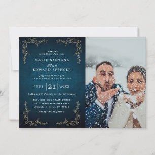 Invitation Mariage photo Couple personnalisé