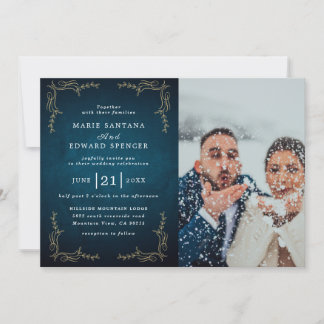 Invitation Mariage photo Couple personnalisé