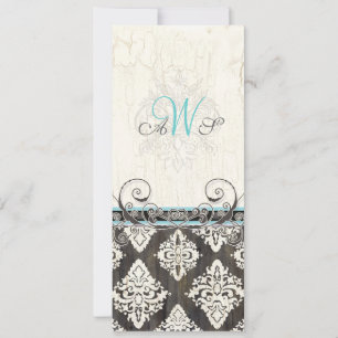 Invitation Mariage photo de roses florales et de lys calla