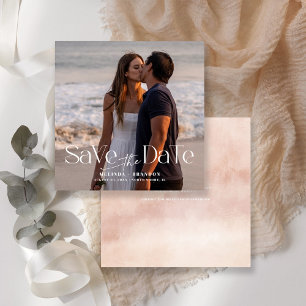 Invitation Mariage photo de typographie moderne