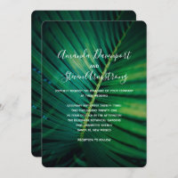Mariage photo Green Leaf Palm Frond