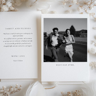 Invitation mariage photo "Meilleur jour jamais"
