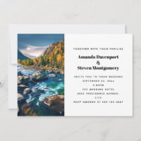 Mariage photo Pittoresque Rivière et Montagnes
