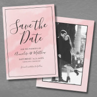 Mariage Photo Rose Faire Part de Conservation de l