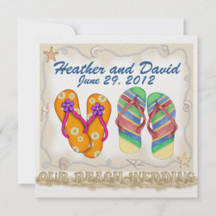 Invitation Mariage plage