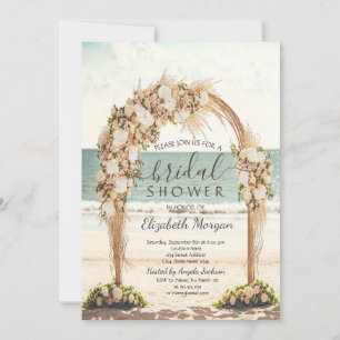 Invitation Mariage plage Fête des mariées Rose d'Arbor