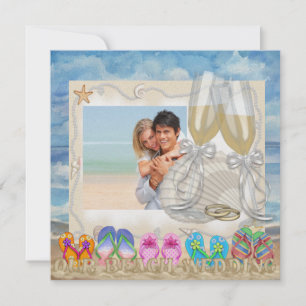 Invitation Mariage plage - SRF