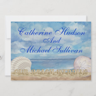 Invitation Mariage plage - SRF