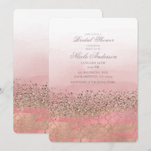 Invitation Mariage princier marocain indien rose