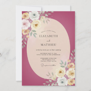 Invitation Mariage Ranunculus aux Fruits
