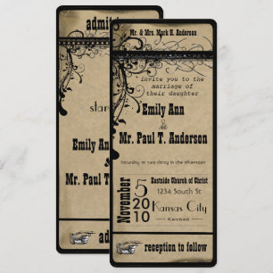 Invitation Mariage Renaissance Médiévale