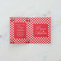 Mariage Rétro Cerise & Points Vintage