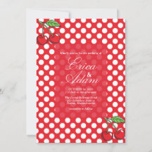 Mariage Rétro Cerise & Points Vintage