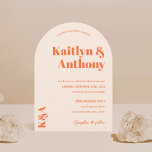 Invitation Mariage rétro de charme nostalgique<br><div class="desc">Célébrez dans le style avec ces invitations de mariage rétro très tendance des années 70. Le design est facile à personnaliser avec votre libellé d'événement spécial et vos invités seront ravis quand ils reçoivent ces invitations fabuleux. Les éléments correspondants se trouvent dans la collection.</div>