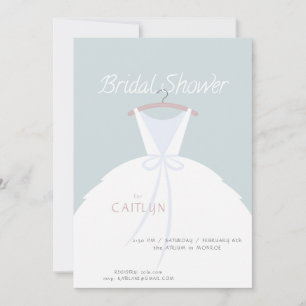 Invitation mariage Robe de douche nuptiale