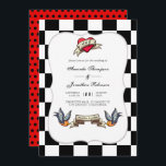 Invitation Mariage Rockabilly<br><div class="desc">Personnalisable en fonction des détails de votre événement.</div>