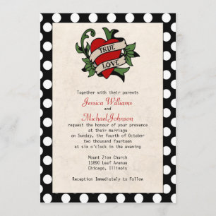 Invitation Mariage Rockabilly