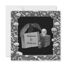 Mariage Romance noir et blanc de Spellbook de