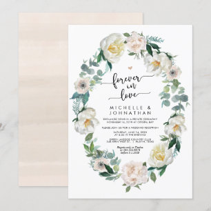 Invitation Mariage Romantique de Printemps Parfait et Fugue