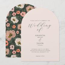 Mariage romantique et sombre avec jardin fleuri pe