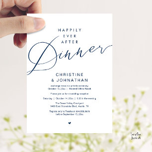 Invitation Mariage Romantique Moderne Dîner Heureux À Tout Ja