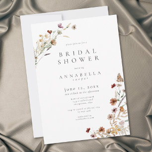 Invitation Mariage Romantique Moderne Fleur de Fauvette