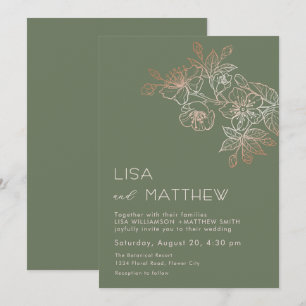 Invitation Mariage Rose Blanc Fleur de Cerisier