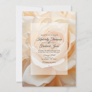 Invitation Mariage Rose Champagne