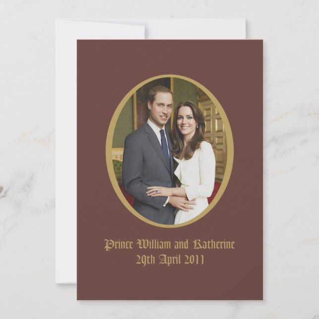 Invitation Mariage royal (Devant)