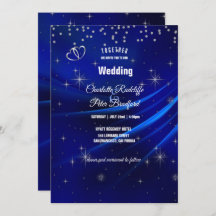 Mariage Royal Blue Diamonds and Hearts