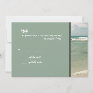 Invitation Mariage RSVP // Collection de plage moderne