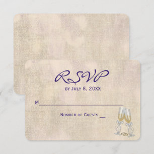 Invitation Mariage RSVP Floral