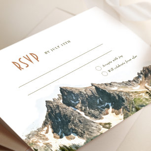 Invitation Mariage RSVP North Cascades Destination