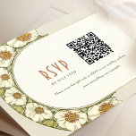 Invitation Mariage RSVP QR Code Art Nouveau Vintage Mucha<br><div class="desc">Art Nouveau Carte RSVP de mariage Vintage par Alphonse Mucha dans un design floral, romantique et fantaisiste. Les fleurs victoriennes complètent les polices art déco classiques. Entrez vos informations personnalisées, et vous avez terminé. Si vous souhaitez modifier la conception, cliquez simplement sur le bouton bleu "Customiser". Merci tellement pour considérer...</div>