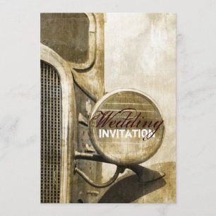 Invitation Mariage rustique de ferme de pays occidental de