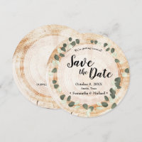 Mariage rustique Feuille d'Eucalyptus en Bois Sauv