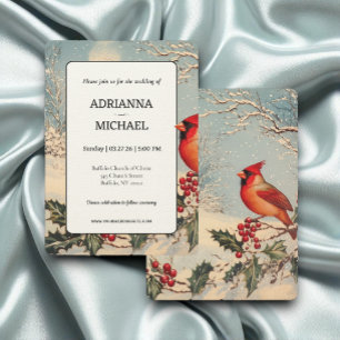 Invitation Mariage saisonnier charmant mettant en vedette le