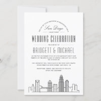Mariage San Diego | Ligne Skyline Ville Déco Moder