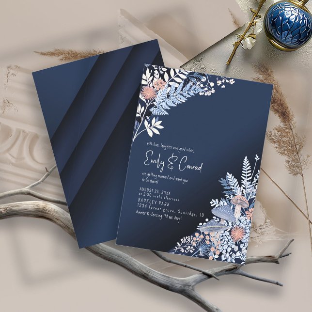 Invitation Mariage sauvage et capricieux ID1110 (Créateur téléchargé)