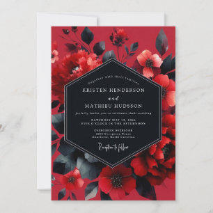 Invitation Mariage Scarlet Moody Bloom