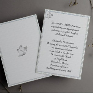 Invitation Mariage Silver Bells