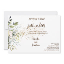 Mariage Simple Herbacé Juste Amour Fugace