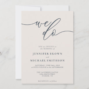 Invitation Mariage Simple Minimaliste Nous Faisons Annonce Ma