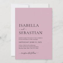 Mariage Simple Rose Pâle