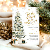 Mariage sous l'Arbre de Noël d'Hiver
