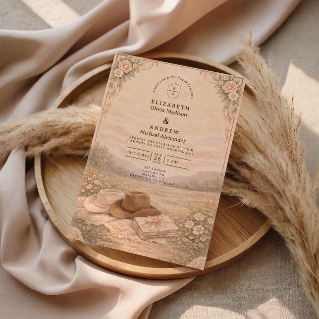 Invitation Mariage Souvenir de Prairie Occidentale (Créateur téléchargé)